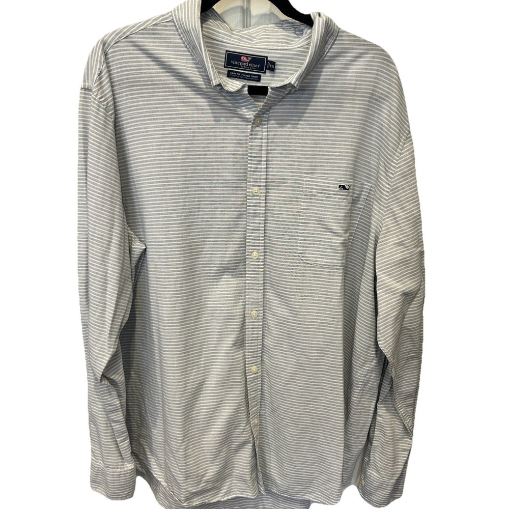 VINEYARD VINES Mens Performance Shirt XXL Classic Tucker Stretch Button Down